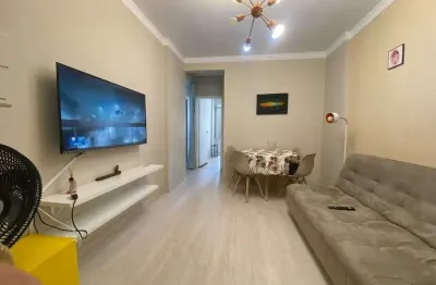 Apartamento para aluguel, 1 vaga, centro - são vicente/sp