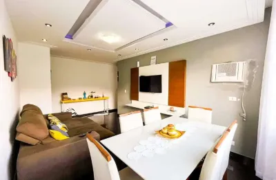 Apartamento à venda, 2 quartos, 1 vaga, centro - são vicente/sp