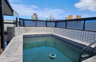 Cobertura à venda, 4 quartos, 2 suítes, 2 vagas, ponta da praia - santos/sp