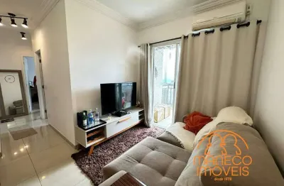 Apartamento à venda, 2 quartos, 1 vaga, areia branca - santos/sp