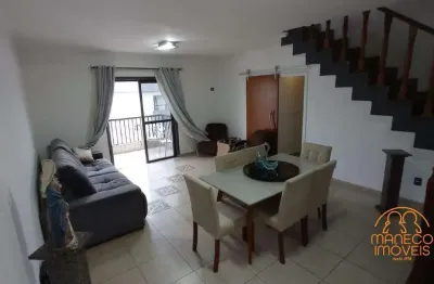 Cobertura à venda, 4 quartos, 2 suítes, aparecida - santos/sp