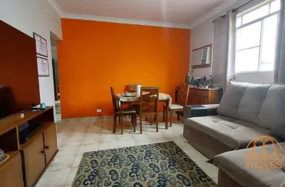 Apartamento à venda, 2 quartos, 1 vaga, gonzaga - santos/sp