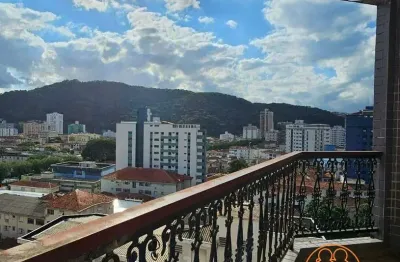 Cobertura tríplex à venda, 4 quartos, 1 suíte, piscina privativa, campo grande, santos/sp