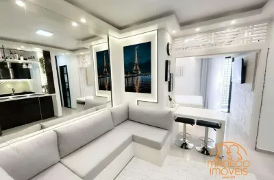 Apartamento à venda, 1 quarto, 1 vaga, centro - são vicente/sp