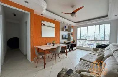 Apartamento à venda, 2 quartos, 1 suíte, 1 vaga, aparecida - santos/sp