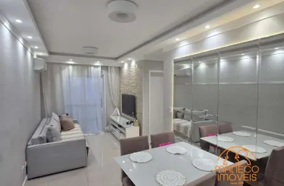 Apartamento à venda, 2 quartos, 1 vaga, vila mathias - santos/sp