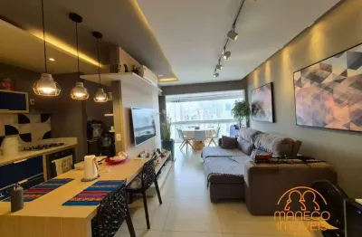 Apartamento à venda, 2 quartos, 1 suíte, 1 vaga, gonzaga - santos/sp