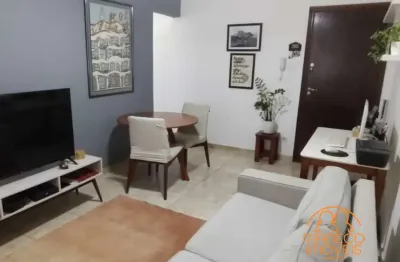 Apartamento à venda, 1 quarto, 1 vaga, aparecida - santos/sp