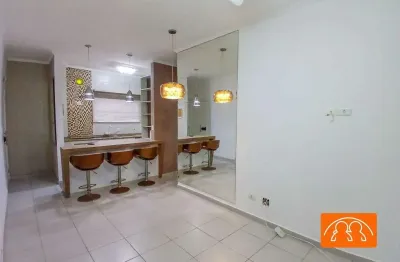 Apartamento à venda, 1 quarto, 1 vaga, itararé - são vicente/sp