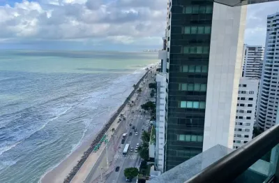 Apartamento beira mar, 4 asuítes , 4 vagas, andar alto 230 mts