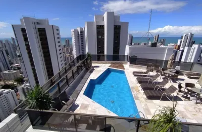 Mobiliado com 40 metros com 1 quarto em Boa Viagem ao lado do shopping Recife