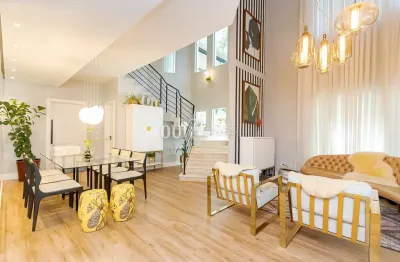 Casa em condomínio fechado com 3 quartos à venda na rua antônio escorsin, 704, santa felicidade, curitiba, 249 m2 por r$ 2.980.000