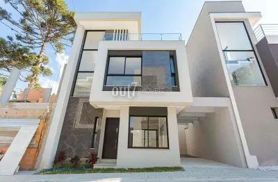 Casa em condomínio fechado com 3 quartos à venda na rua jaboticabas, 78, uberaba, curitiba, 112 m2 por r$ 790.000