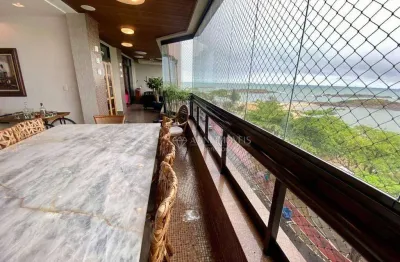 Apartamento com 4 dormitórios à venda, 480 m² por r$ 4.200.000,00 - praia da costa - vila velha/es