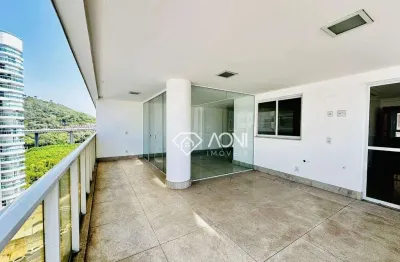 Apartamento com 4 dormitórios à venda, 141 m² por r$ 2.007.000,00 - praia da costa - vila velha/es