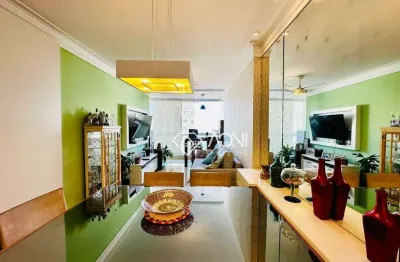 Apartamento com 3 dormitórios à venda, 110 m² por r$ 1.100.000,00 - praia da costa - vila velha/es