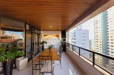 Apartamento com 4 dormitórios à venda, 280m² por r$ 2.500.000,00 - praia de itapoã - vila velha/es