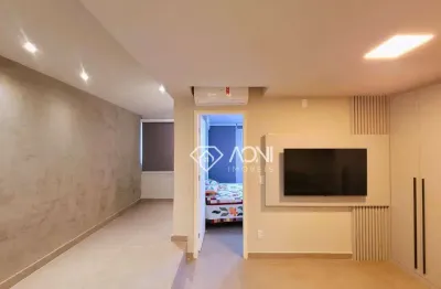 Apartamento com 1 dormitório à venda, 60 m² por r$ 450.000,00 - praia da costa - vila velha/es