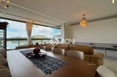Apartamento com 4 dormitórios à venda, 137 m² por r$ 3.750.000,00 - enseada do suá - vitória/es