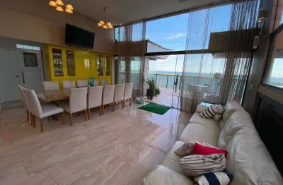 Cobertura com 4 dormitórios à venda, 700 m² por r$ 8.500.000,00 - praia da costa - vila velha/es