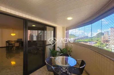 Apartamento com 4 dormitórios à venda, 280m² por r$ 2.500.000,00 - praia da costa - vila velha/es