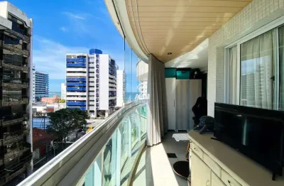 Lindo apartamento, vista mar, sol da manhã no coração da praia da costa - vila velha r$ 850.000,00