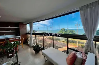 Apartamento com 4 dormitórios à venda, 240 m² por r$ 3.100.000,00 - praia de itaparica - vila velha/es