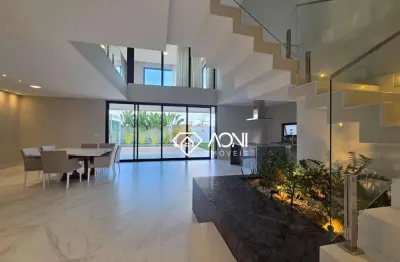 Casa com 4 dormitórios à venda, 360 m² por r$ 4.000.000,00 - alphaville jacuhy - serra/es