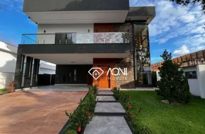 Casa com 4 dormitórios à venda, 340 m² por r$ 3.500.000,00 - alphaville jacuhy - serra/es