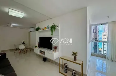 Apartamento com 3 dormitórios à venda, 93 m² por r$ 1.250.000,00 - praia da costa - vila velha/es