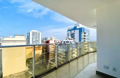 Lindo apartamento, andar alto, varandão com 3 dormitórios à venda, 102 m² por r$ 1.340.000 - praia da costa - vila velha/es