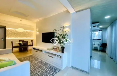 Lindo apartamento, sol da manhã, andar alto, vista livre com 3 dormitórios à venda, 111 m² por r$ 920.000 - praia de itapoã- vila velha/es