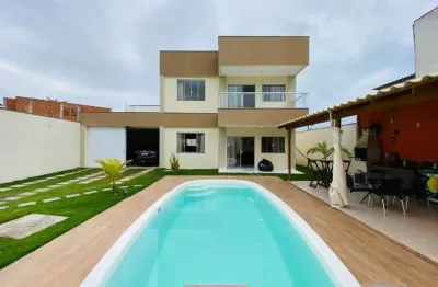 Casa duplex - 3 dormitórios com piscina - 193m² área construída - por r$ 1.149.000,00 - interlagos 2 - vila velha/es