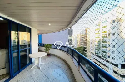 Apartamento com 4 dormitórios à venda, 228 m² por r$ 1.490.000,00 - praia da costa - vila velha/es
