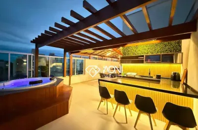 Cobertura com 4 dormitórios à venda, 180 m² por r$ 2.390.000,00 - praia da costa - vila velha/es