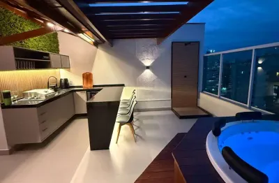 Cobertura com 4 dormitórios à venda, 180 m² por r$ 2.270.000,00 - praia da costa - vila velha/es