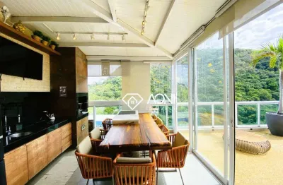 Cobertura com 3 dormitórios à venda, 230 m² por r$ 4.400.000,00 - praia da costa - vila velha/es