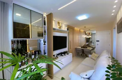 Apartamento com 2 dormitórios à venda, 54 m² por r$ 640.000,00 - jockey de itaparica - vila velha/es