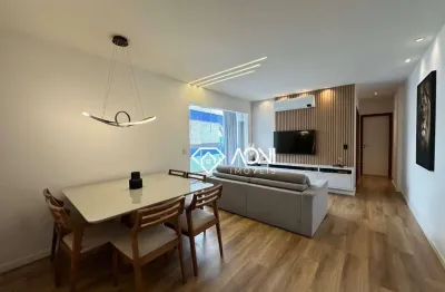 Apartamento com 2 dormitórios à venda, 90 m² por r$ 930.000,00 - praia da costa - vila velha/es