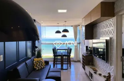 Apartamento com 2 dormitórios à venda, 60 m² por r$ 660.000,00 - praia de itaparica - vila velha/es
