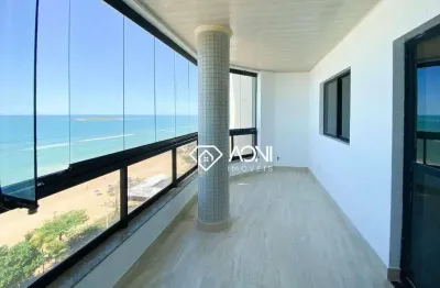 Apartamento com 3 dormitórios à venda, 135 m² por r$ 2.120.000,00 - praia de itaparica - vila velha/es