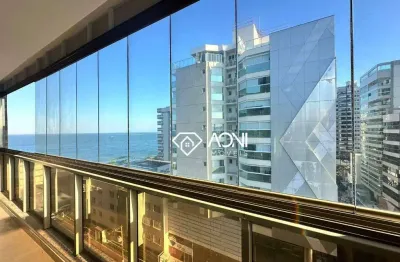 Apartamento com 4 dormitórios à venda, 112 m² por r$ 2.200.000,00 - praia da costa - vila velha/es