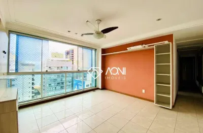 (exclusivo) apartamento com vista mar, sol da manhã, andar alto com 3 dormitórios à venda, 97 m² por r$ 899.000 - praia da costa - vila velha/es