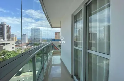 Apartamento mobiliado de 2 quartos na quadra do mar, em Vila Velha.