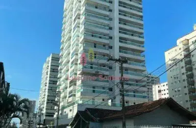 Apartamento para venda em praia grande, ocian, 2 dormitórios, 1 suíte, 2 banheiros, 1 vaga