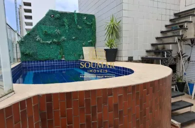 Apartamento cobertura com 2 dormitórios -enseada- guarujá