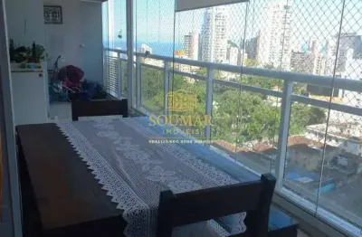 Varanda gourmet, 3 dormitórios, 1 suíte, 2 vagas, marapé