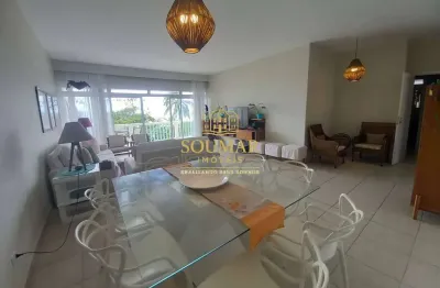 Apartamento com 4 quartos vista mar, 215,3m² - pitangueiras- guarujá