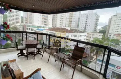 Apartamento 3 dorm, 2 suítes, 1 vaga - praia das astúrias - guarujá/sp