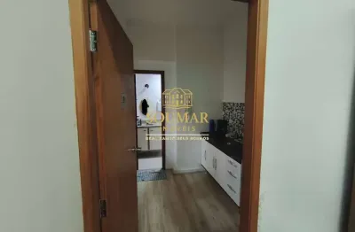 Sala comercial mobiliada 75m² com 02 banheiros - centro de santos